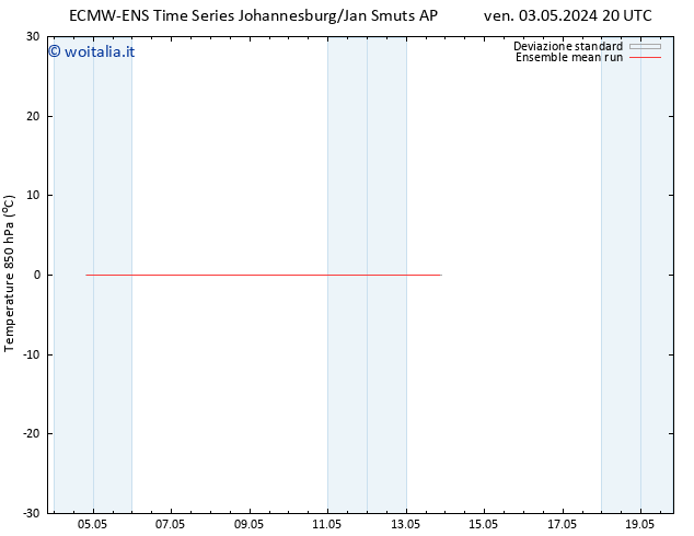 Temp. 850 hPa ECMWFTS sab 04.05.2024 20 UTC