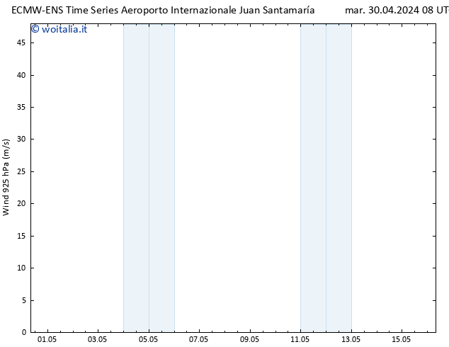 Vento 925 hPa ALL TS gio 02.05.2024 20 UTC