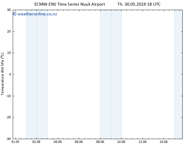 Temp. 850 hPa ALL TS Th 30.05.2024 18 UTC