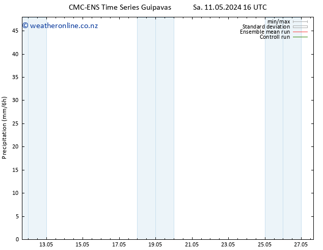 Precipitation CMC TS Sa 11.05.2024 16 UTC