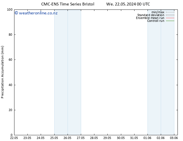 Precipitation accum. CMC TS We 22.05.2024 06 UTC