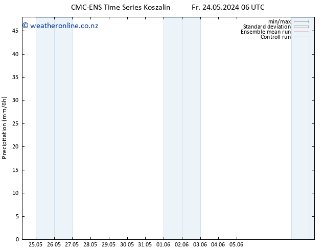 Precipitation CMC TS Fr 24.05.2024 06 UTC