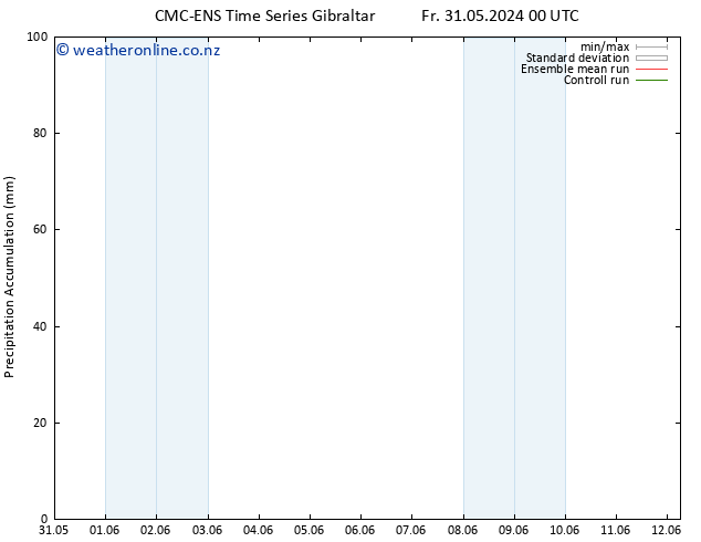 Precipitation accum. CMC TS Fr 31.05.2024 00 UTC