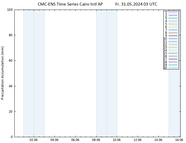 Precipitation accum. CMC TS Fr 31.05.2024 03 UTC