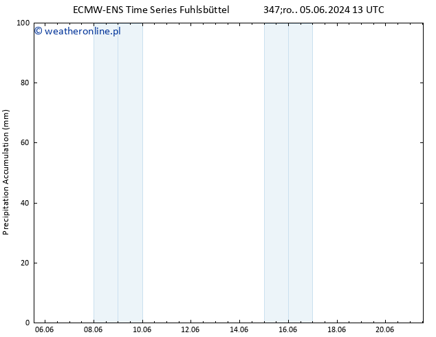 Precipitation accum. ALL TS so. 08.06.2024 13 UTC