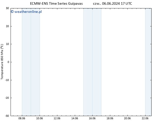 Temp. 850 hPa ALL TS czw. 06.06.2024 23 UTC