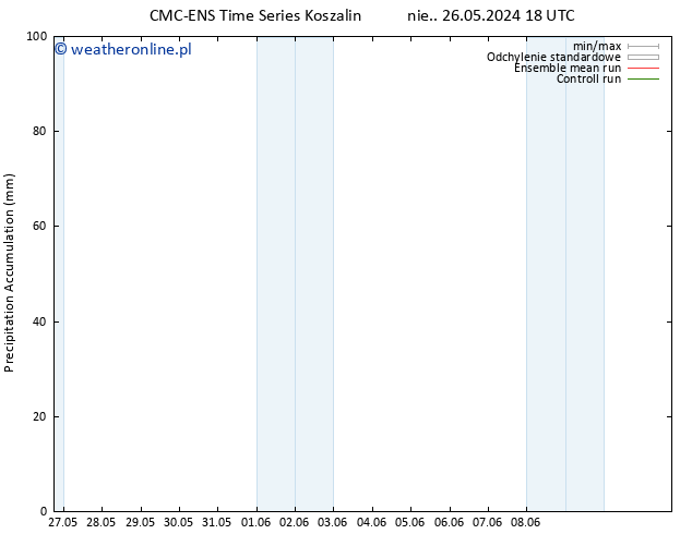 Precipitation accum. CMC TS pon. 03.06.2024 00 UTC
