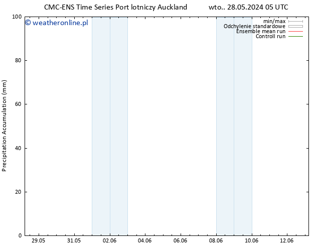 Precipitation accum. CMC TS nie. 09.06.2024 11 UTC