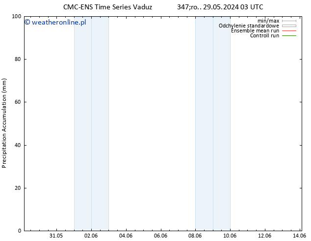 Precipitation accum. CMC TS czw. 30.05.2024 03 UTC