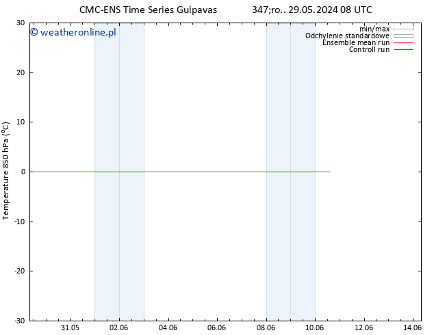 Temp. 850 hPa CMC TS śro. 05.06.2024 08 UTC