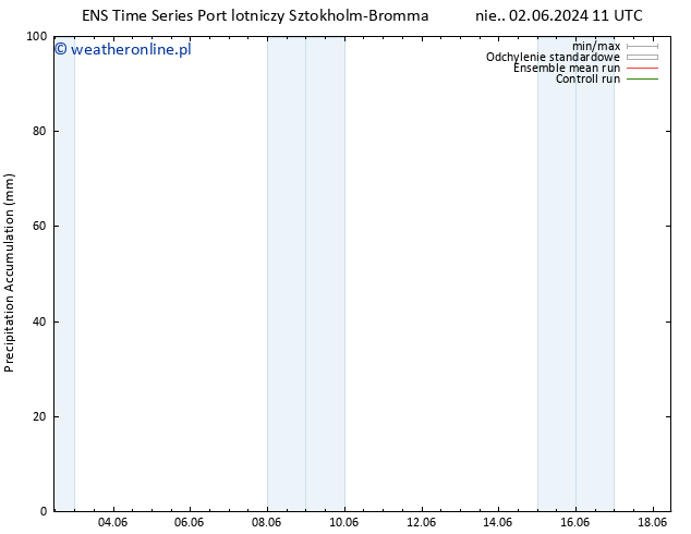 Precipitation accum. GEFS TS czw. 06.06.2024 17 UTC