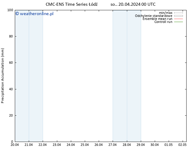 Precipitation accum. CMC TS so. 20.04.2024 06 UTC