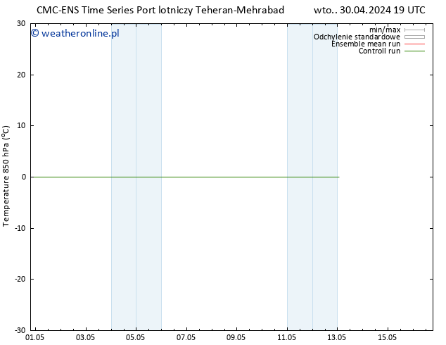 Temp. 850 hPa CMC TS czw. 02.05.2024 07 UTC