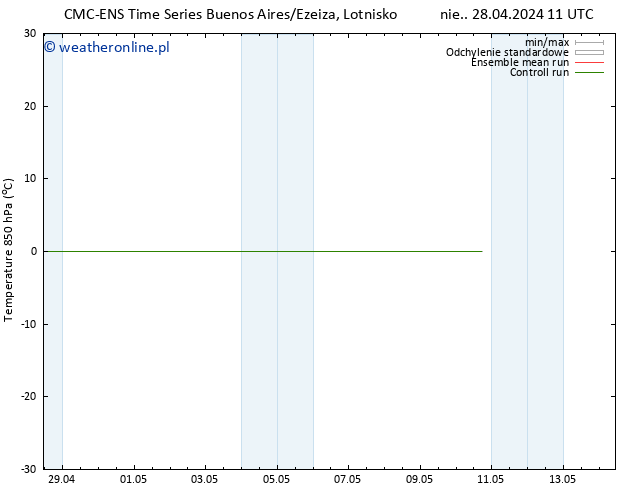 Temp. 850 hPa CMC TS pon. 29.04.2024 17 UTC