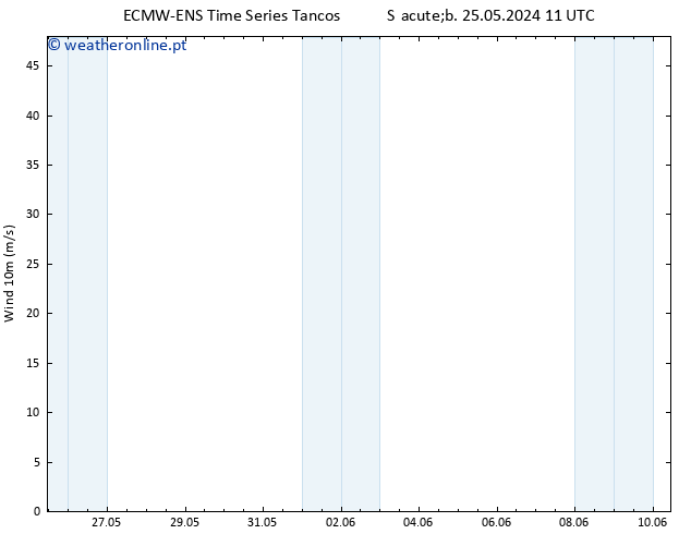 Vento 10 m ALL TS Seg 27.05.2024 11 UTC