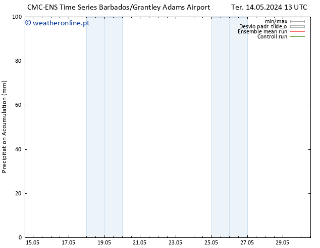 Precipitation accum. CMC TS Sex 17.05.2024 13 UTC