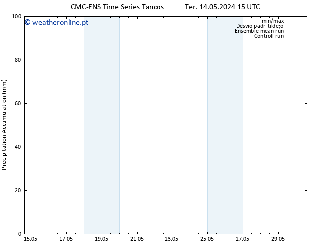 Precipitation accum. CMC TS Dom 19.05.2024 03 UTC