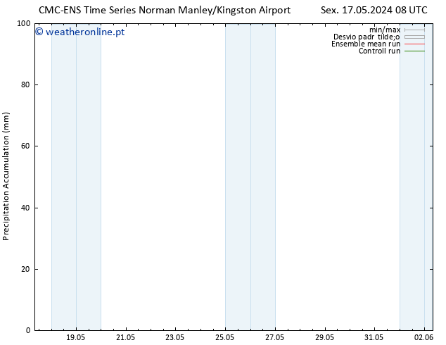 Precipitation accum. CMC TS Sex 17.05.2024 08 UTC