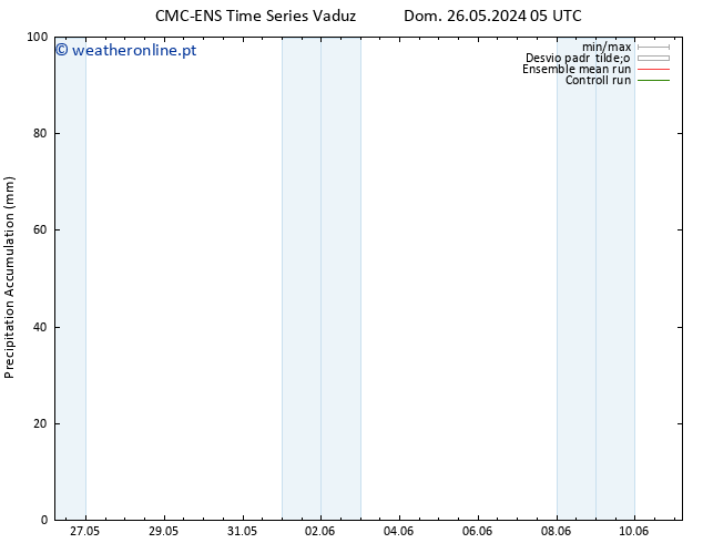 Precipitation accum. CMC TS Dom 26.05.2024 11 UTC