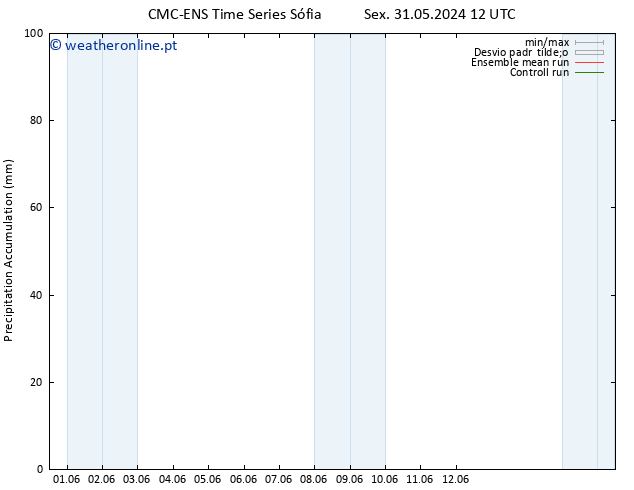 Precipitation accum. CMC TS Sáb 01.06.2024 12 UTC