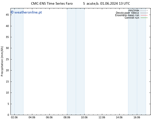 precipitação CMC TS Qui 13.06.2024 19 UTC