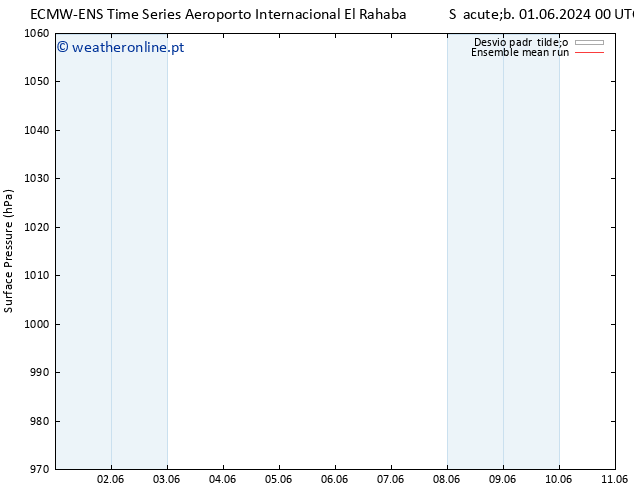 pressão do solo ECMWFTS Ter 11.06.2024 00 UTC