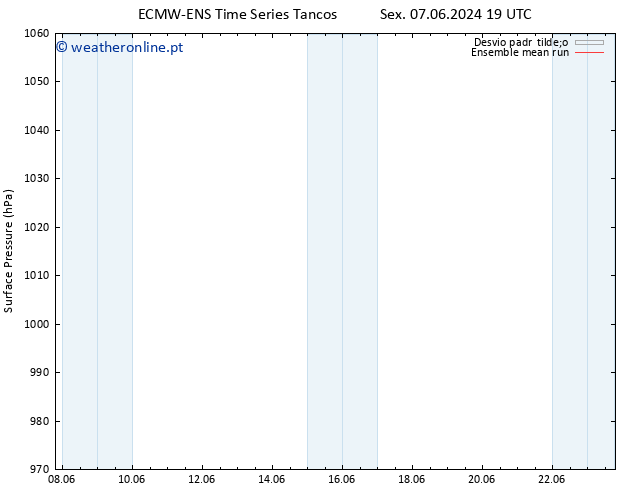 pressão do solo ECMWFTS Qui 13.06.2024 19 UTC