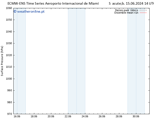 pressão do solo ECMWFTS Sáb 22.06.2024 14 UTC