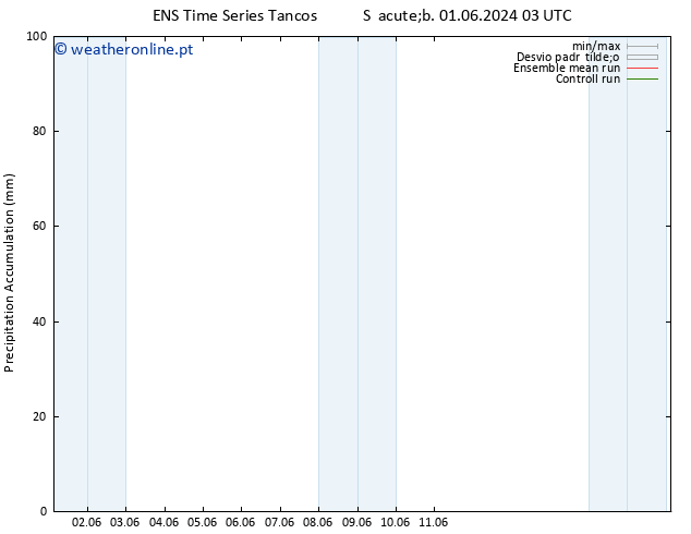 Precipitation accum. GEFS TS Sáb 08.06.2024 09 UTC