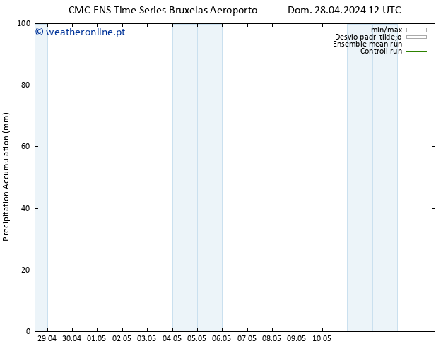 Precipitation accum. CMC TS Dom 28.04.2024 12 UTC