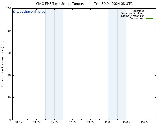 Precipitation accum. CMC TS Sáb 04.05.2024 08 UTC