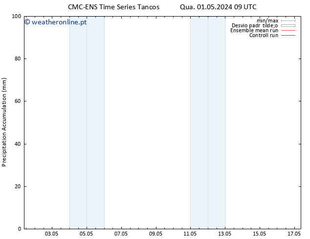 Precipitation accum. CMC TS Qua 01.05.2024 15 UTC