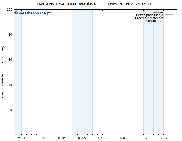 Precipitation accum. CMC TS Dom 28.04.2024 13 UTC