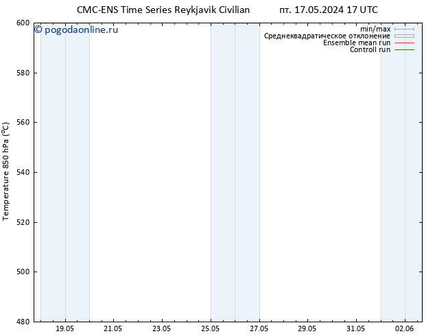 Height 500 гПа CMC TS пт 17.05.2024 23 UTC