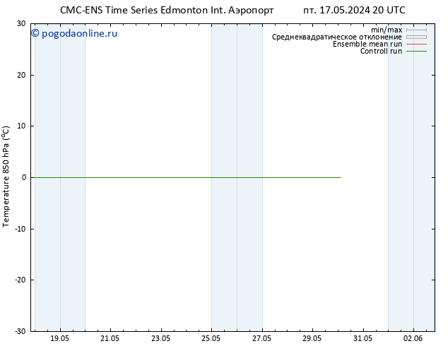 Temp. 850 гПа CMC TS чт 23.05.2024 20 UTC