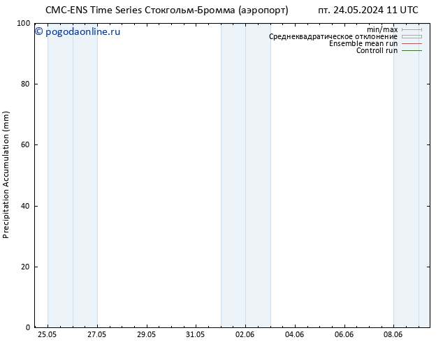 Precipitation accum. CMC TS пт 24.05.2024 11 UTC