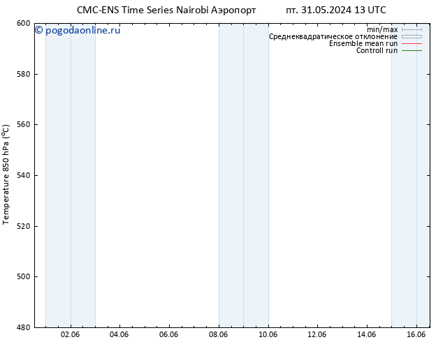 Height 500 гПа CMC TS пн 03.06.2024 07 UTC