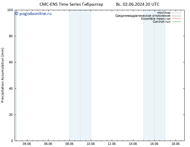 Precipitation accum. CMC TS Вс 02.06.2024 20 UTC