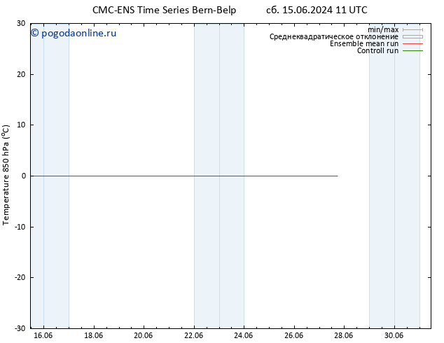 Temp. 850 гПа CMC TS сб 15.06.2024 23 UTC