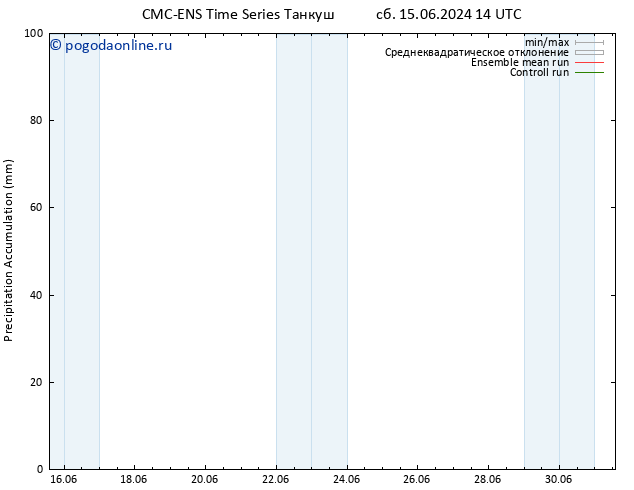 Precipitation accum. CMC TS чт 27.06.2024 20 UTC