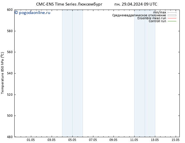 Height 500 гПа CMC TS пн 29.04.2024 21 UTC