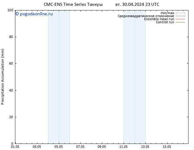 Precipitation accum. CMC TS вт 30.04.2024 23 UTC