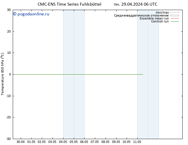 Temp. 850 гПа CMC TS Вс 05.05.2024 00 UTC