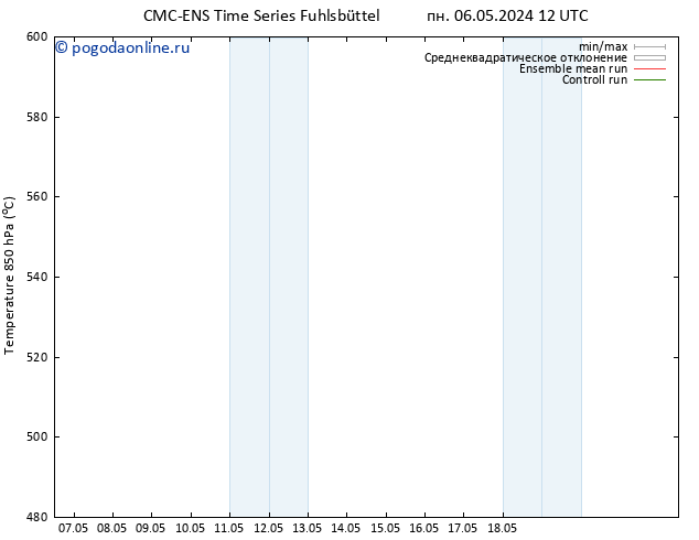 Height 500 гПа CMC TS сб 18.05.2024 18 UTC