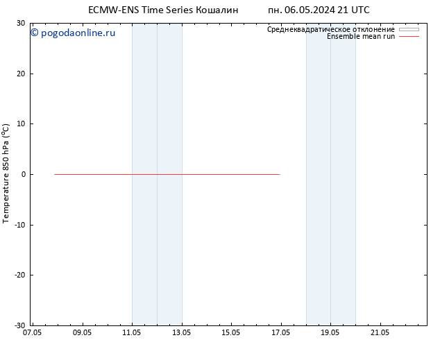 Temp. 850 гПа ECMWFTS чт 16.05.2024 21 UTC