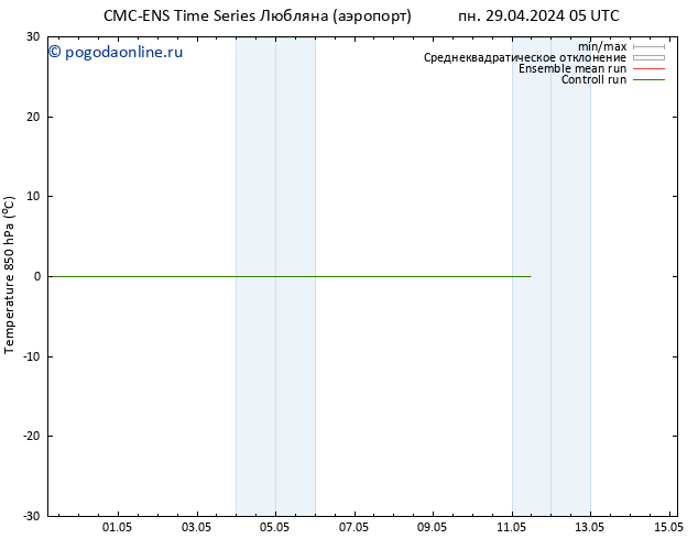 Temp. 850 гПа CMC TS сб 04.05.2024 23 UTC