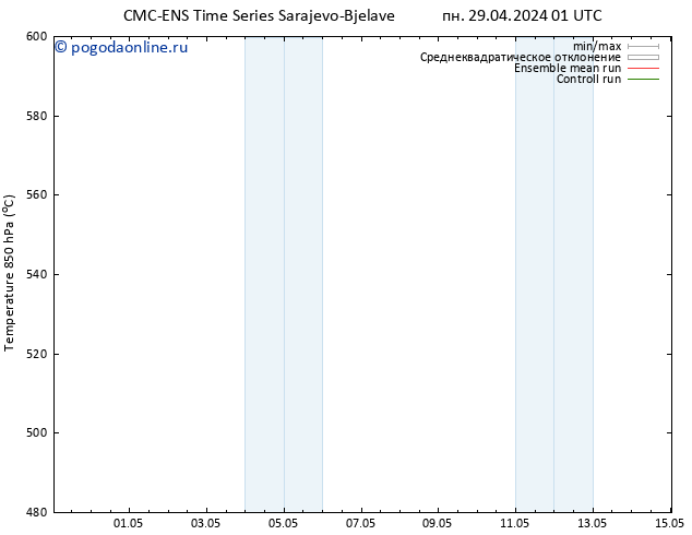 Height 500 гПа CMC TS пн 29.04.2024 07 UTC