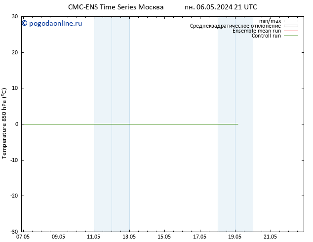 Temp. 850 гПа CMC TS чт 16.05.2024 21 UTC