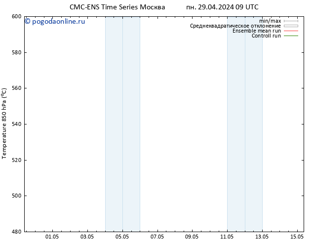 Height 500 гПа CMC TS сб 04.05.2024 09 UTC