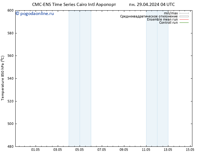 Height 500 гПа CMC TS пн 29.04.2024 10 UTC